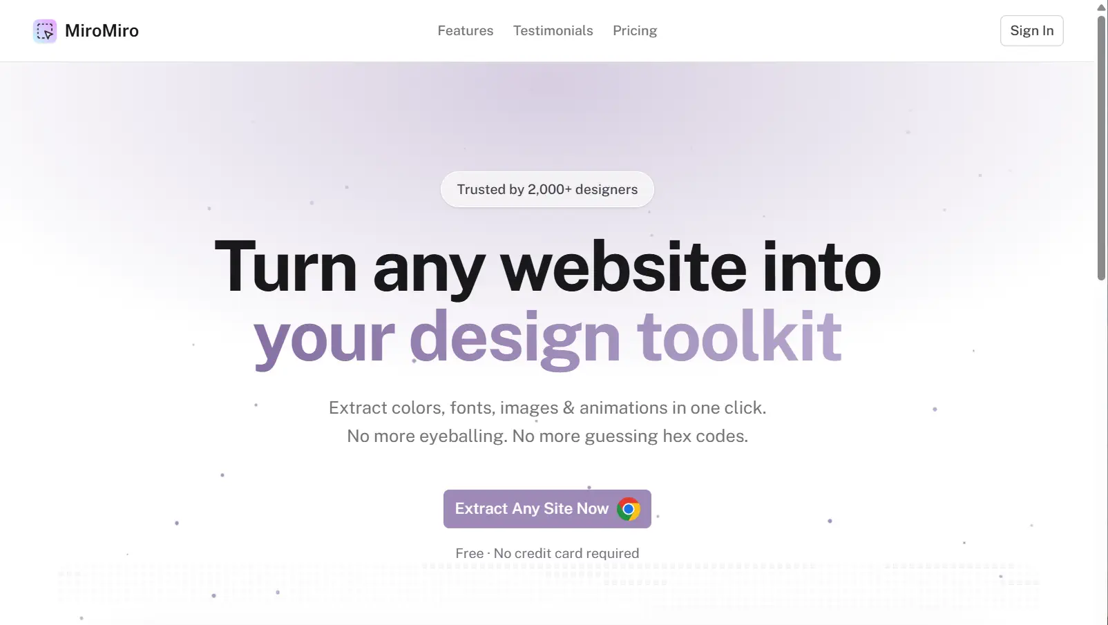 miromiro.app Chrome拡張機能