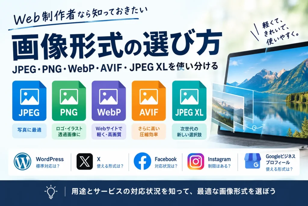 画像形式について